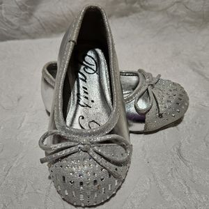 Paris Blues Silver Bling Slip Ons
